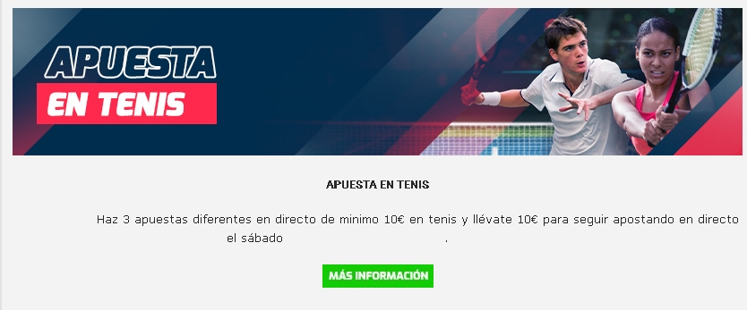 Promoción del tenis LIVE